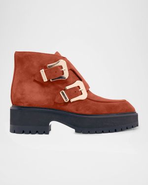 Apollo Leather Ankle Booties