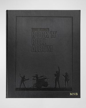 Terry O'Neill's Rock N Roll Album Leather Bound Book - Personalized