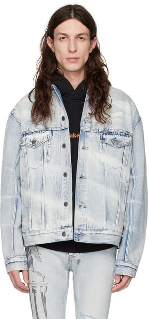 Ksubi Blue Oh G Elektrik Denim Jacket