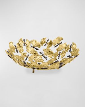 Butterfly Ginkgo Centerpiece Bowl