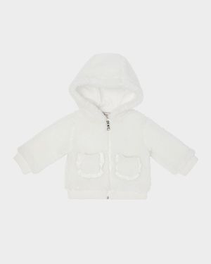 Boy's Fleece Zip-Front Pocketed Cardigan, Size 6M-3