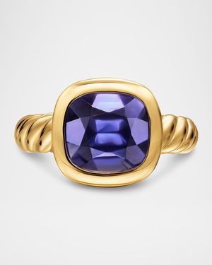 DY Mercer Stone Ring in 18K Gold, 10mm, Size 9