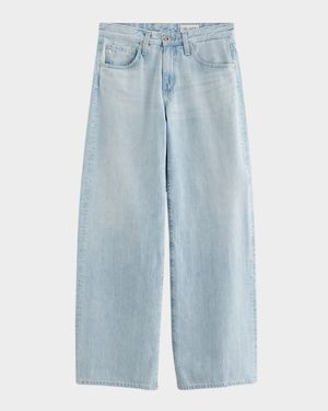 Adria Low-Rise Wide-Leg Jeans