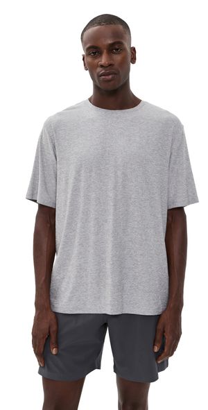 Beyond Yoga Featherweight Always Beyond Crew Tee 2.0 Silver Mist M