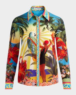 Island Dreams Willa Placket Top