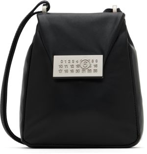 MM6 Maison Margiela Black Numeric Crossbody Bag