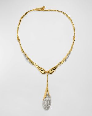 Solanales Crystal Teardrop Collar