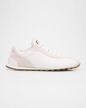 Low-Top Leather Sneakers