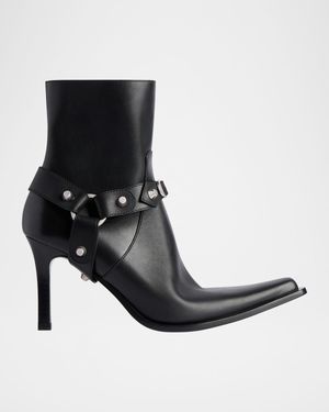 City Harness Leather Booties