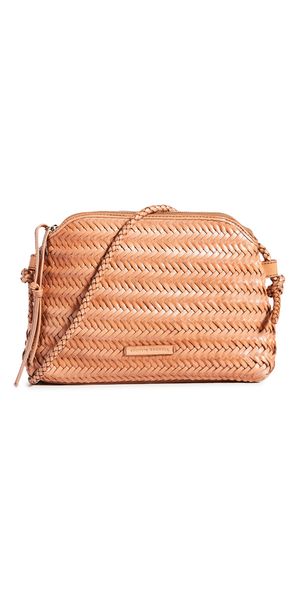 Loeffler Randall Mallory Woven Crossbody Bag Timber One Size
