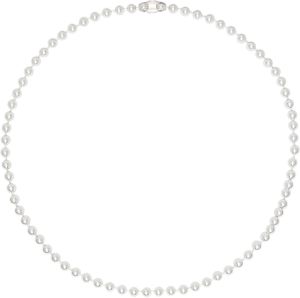 Martine Ali Silver Oli Ball Chain Necklace