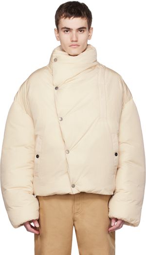 JACQUEMUS Blouson matelassé Cocon blanc cassé - Le chouchou