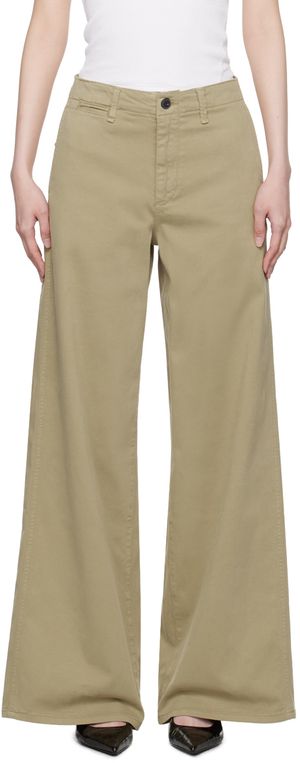 rag & bone Pantalon Sofie kaki