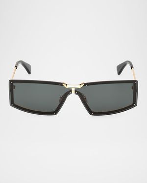 Metal Rectangle Sunglasses