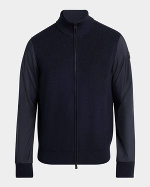 Men's Chinon Ribbed Full-Zip Jacket