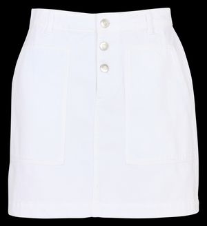 Maison 123 - Jupe évasée en coton - Taille 46 - Blanc