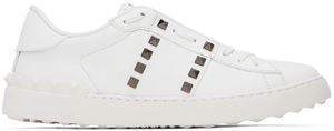 Valentino Garavani White Rockstud Untitled Sneakers