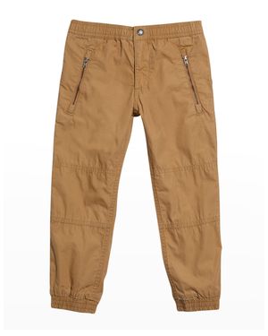 Boy's Poplin Jogger Pants, Size 2-6