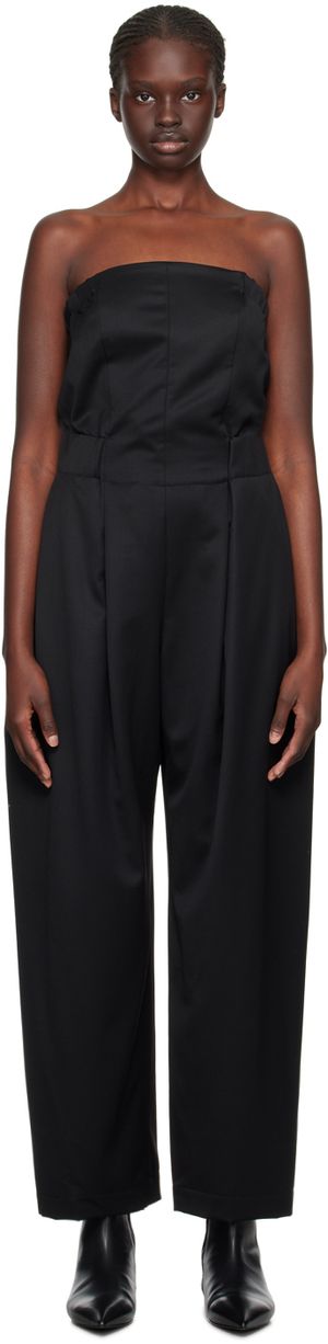 ISSEY MIYAKE Black Wide-Leg Jumpsuit