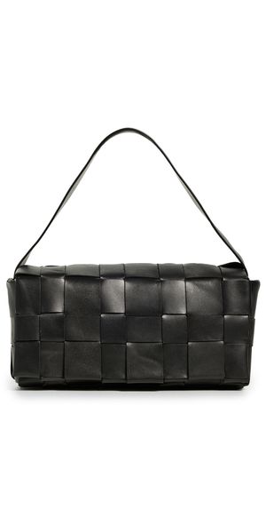 St. Agni Woven Envelope Mini Tote Black One Size