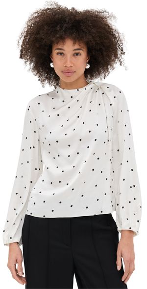 A. L.C. Blaire Top Cream/Black 12