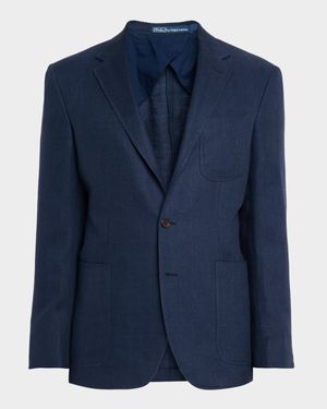Men's Tailored Herringbone Sport Coat