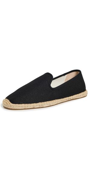 Soludos The Smoking Slipper Espadrilles Noche Black 11-11.5