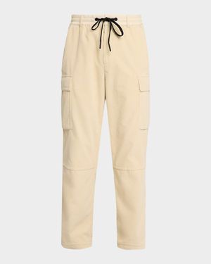 Men's Drawstring Corduroy Trousers