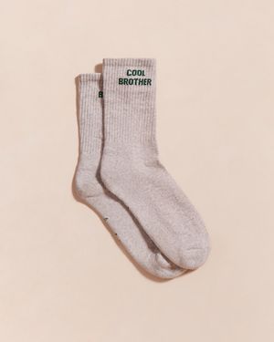Emoi Emoi - Les chaussettes cool brother - Taille 42/46 - Gris