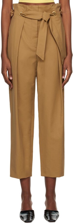 Max Mara Pantalon Verna brun clair