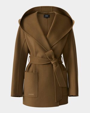 Paya Double-Face Wool Wrap Coat