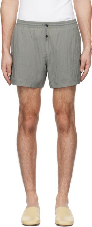 Tonywack Short gris à cordon coulissant