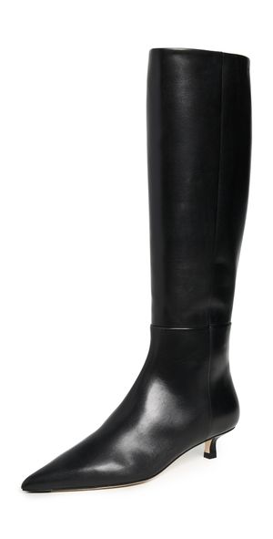 AEYDE Sabrina Calf Leather Black Boots Black 36