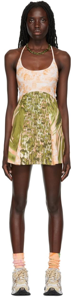 Collina Strada SSENSE Exclusive Green Dress