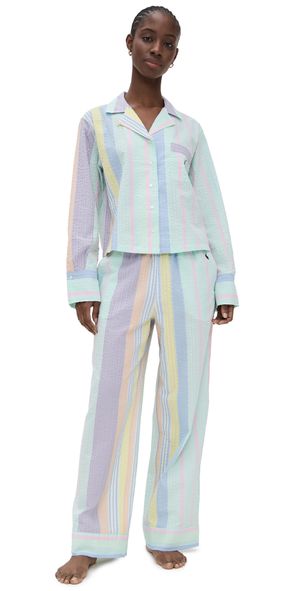 Polo Ralph Lauren Core Pajama Set Coastal Stripe M