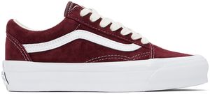 Vans Burgundy Premium Old Skool 36 Sneakers
