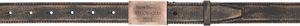 Acne Studios Brown Engraved Logo Leather Belt