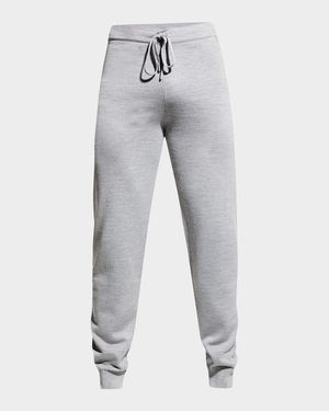 Men's Wool-Blend Jogger Pants
