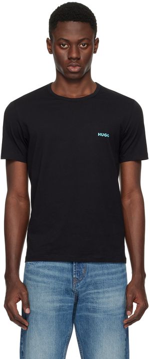 Hugo Ensemble de trois t-shirts noirs