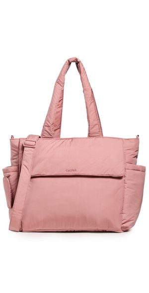 CALPAK Diaper Tote Bag with Laptop Sleeve Oatmeal One Size