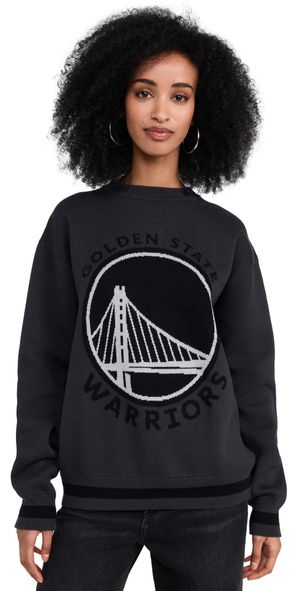 Terez Warriors Knit Crew Necks Dark Grey/Black M