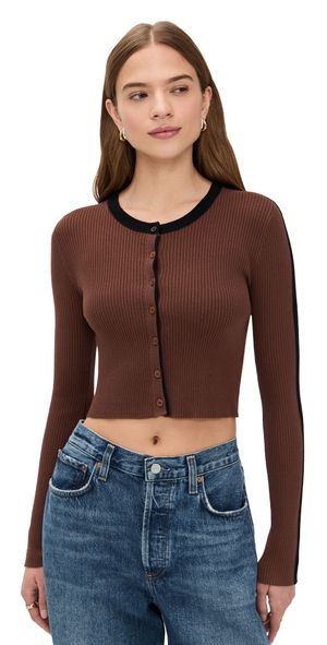 State & Lake Kaia Cardigan Navy/Cobalt XXS