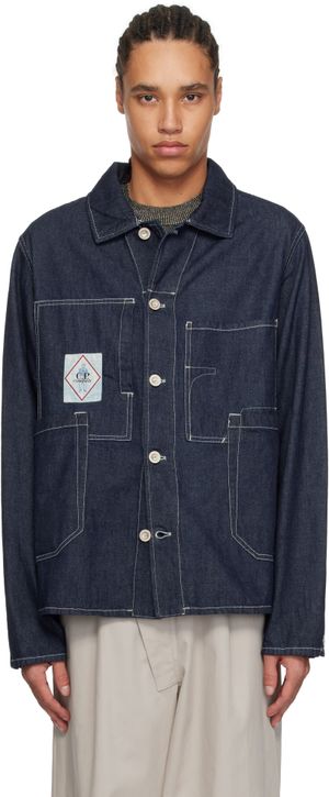 C.P. Company Indigo 3/1 Denim Chore Jacket