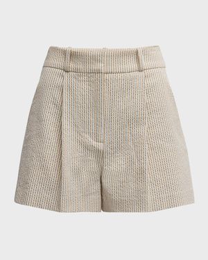 Haina Stripe Seersucker Shorts