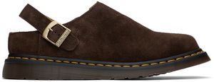 Dr. Martens Brown Isham Suede Mules