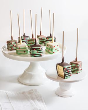Christmas Cheesecake Belgian Chocolate Covered Pops