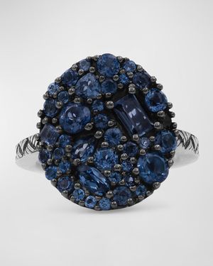 London Blue Topaz Ring in Sterling Silver, Size 7