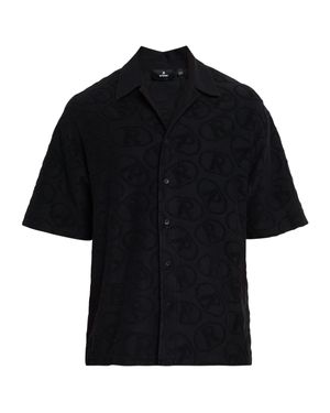 Men's Towelling R Logo Short-Sleeve Shirt