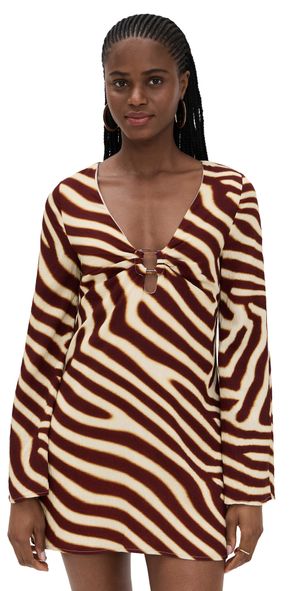 Seven Wonders Caledeira Mini Dress Montie Choc XL