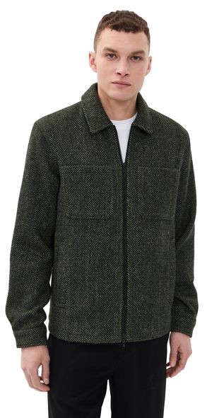 Les Deux Marseille Herringbone Wool Jacket Duffel Bag M